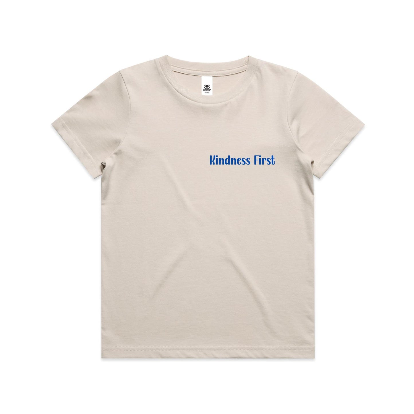 Kindness Vibes Only - retro blues - Youth Tee