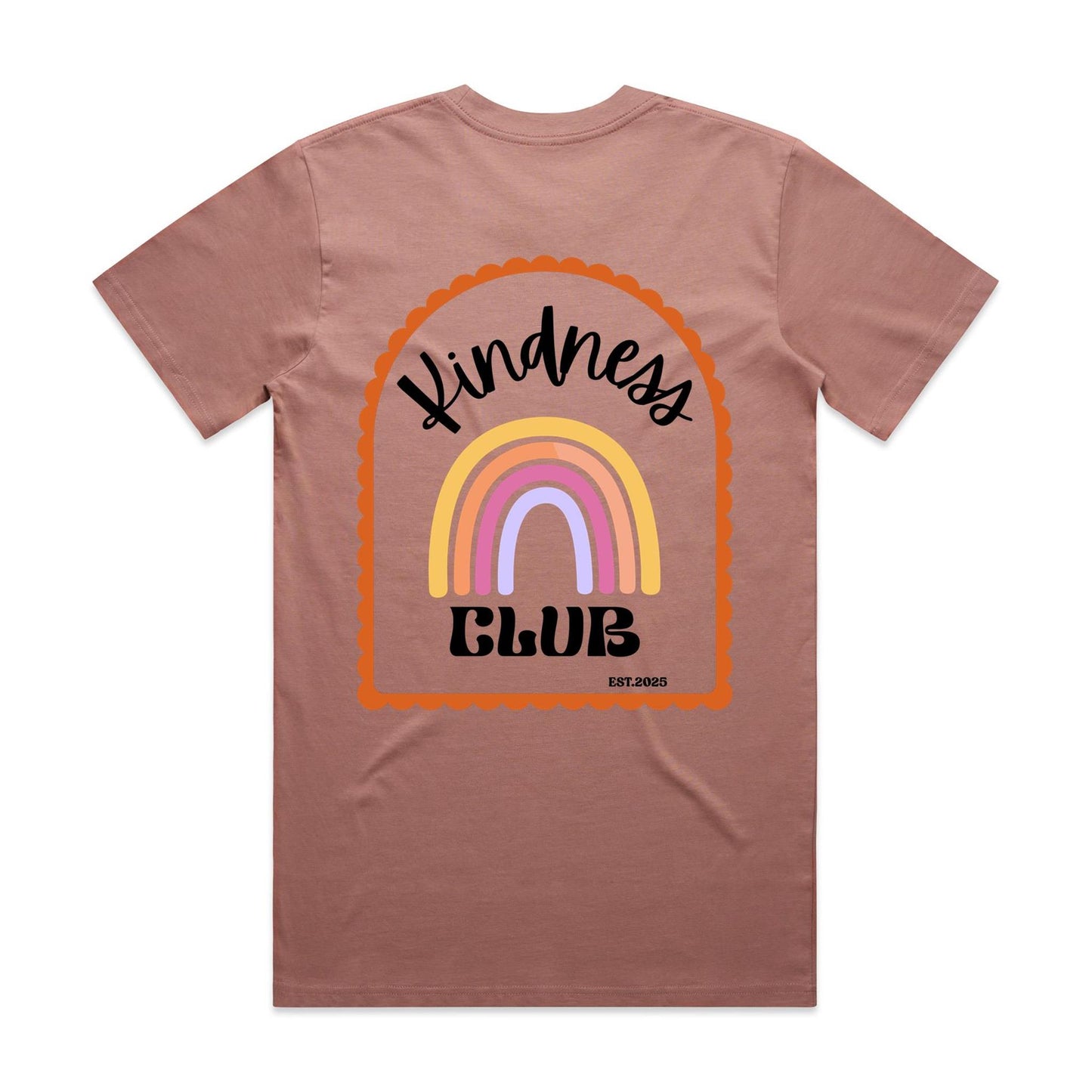 The Kindness Club Classic Tee Orange