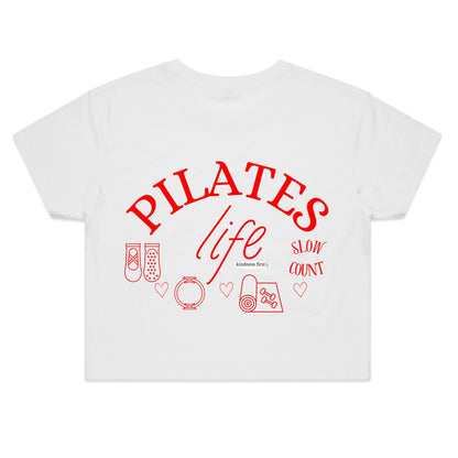 Pilates Life - Kindness for the mind and body Crop Tee