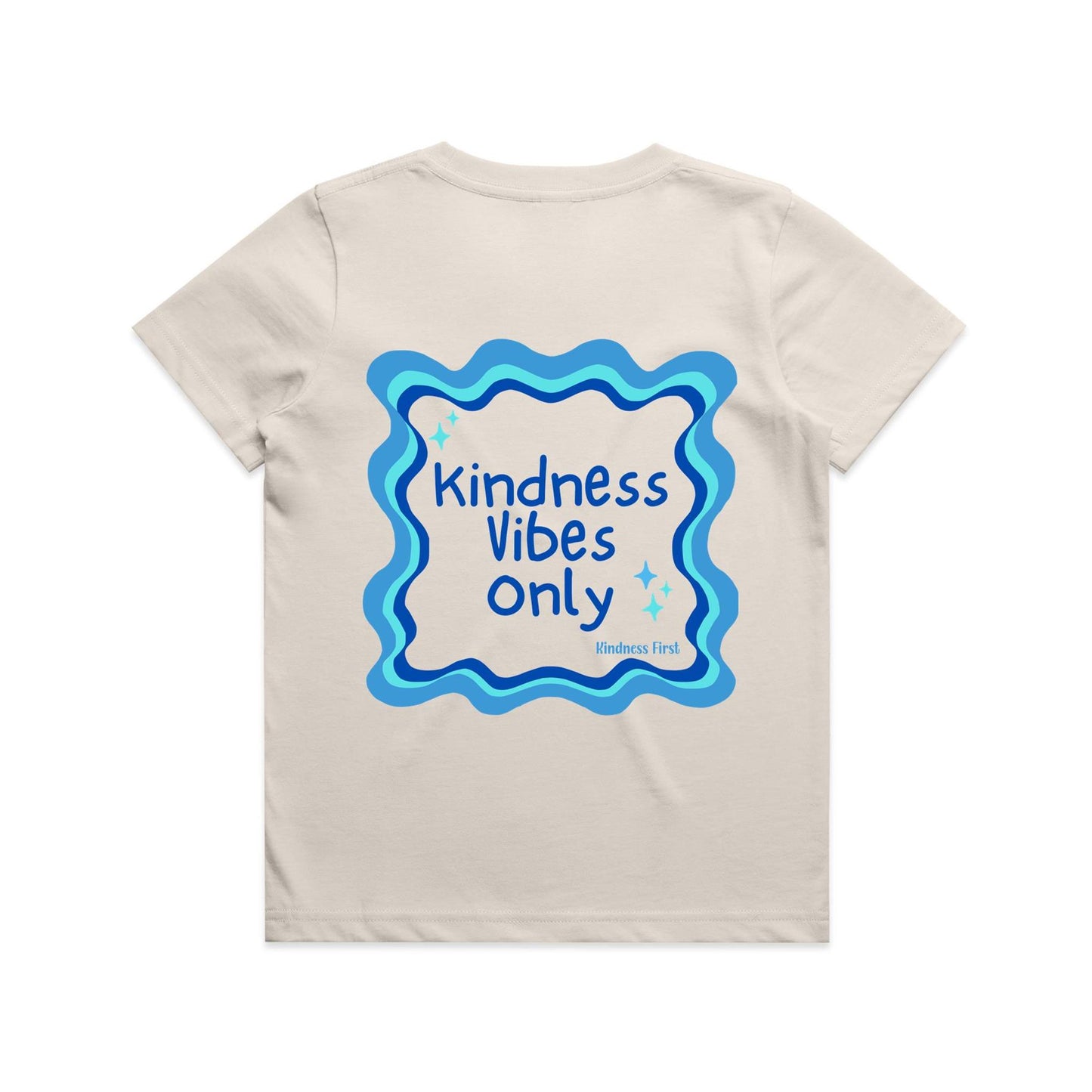 Kindness Vibes Only - retro blues - Youth Tee