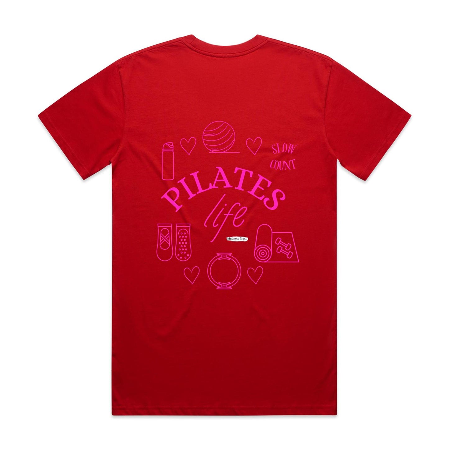 Pilates Life - Kindness for the mind and body Pink Print
