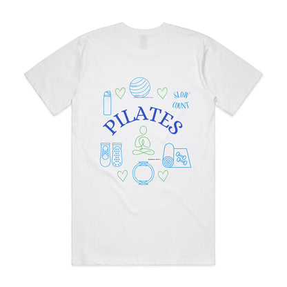 Pilates Life - Kindness for the mind and body Blue and Green Print