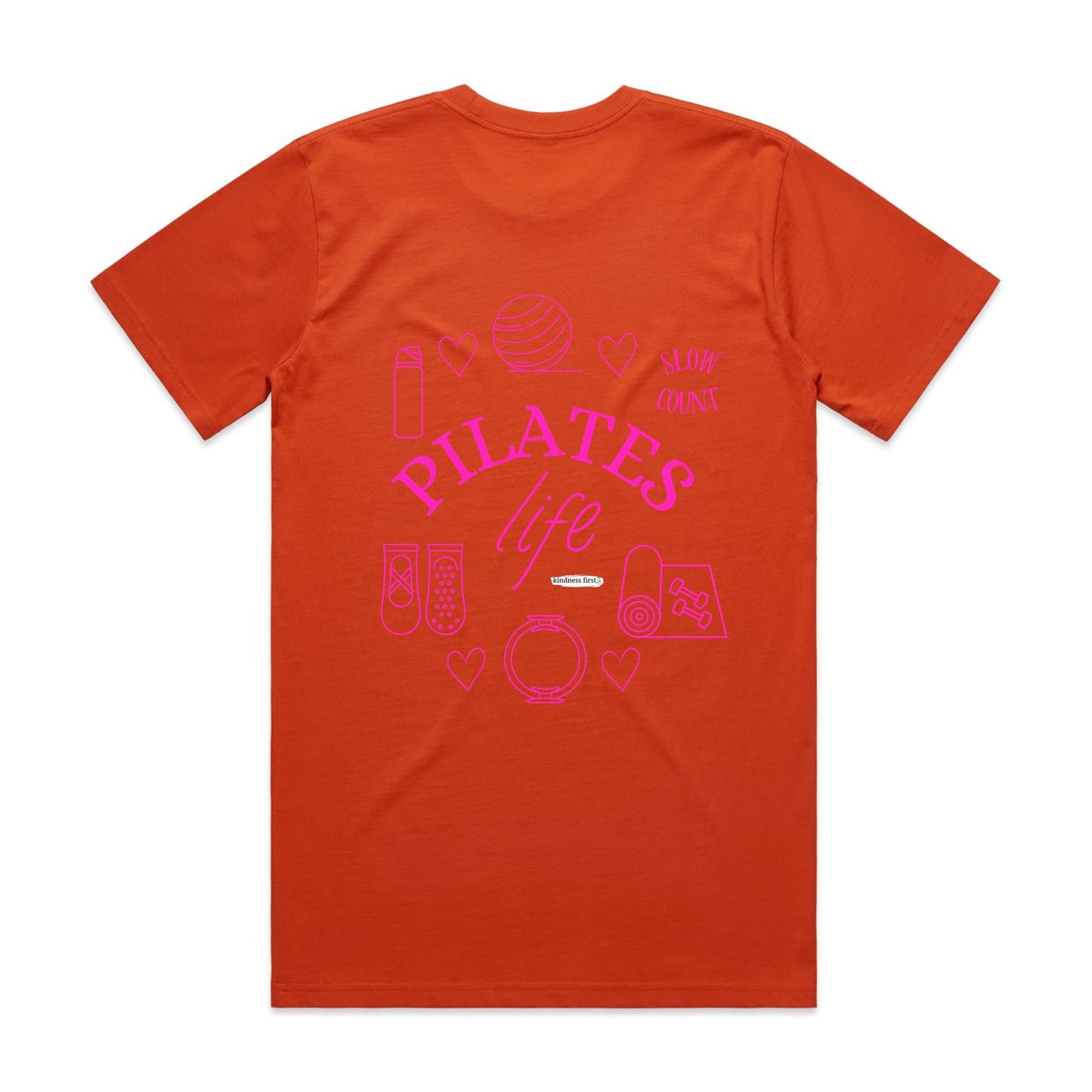 Pilates Life - Kindness for the mind and body Pink Print