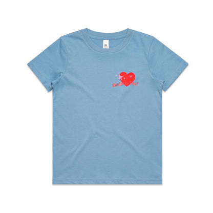 Kindness Vibes Only reds, pinks and green - Youth Staple Tee