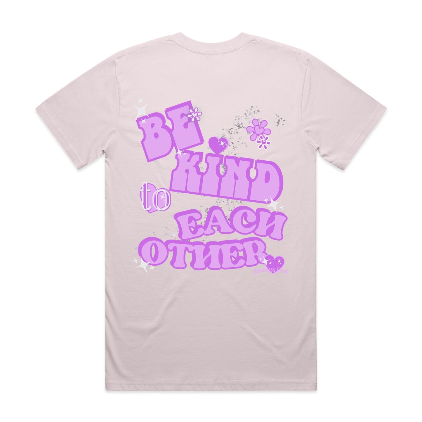 Be KIND to each other - retro purple and grey