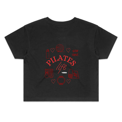 Pilates Life - Kindness for the mind and body Women's Crop Tee