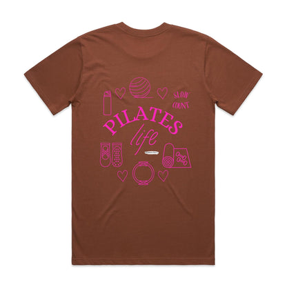 Pilates Life - Kindness for the mind and body Pink Print