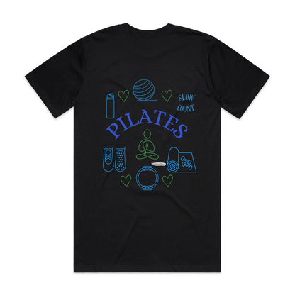 Pilates Life - Kindness for the mind and body Blue and Green Print