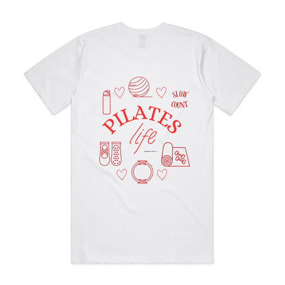 Pilates Life - Kindness for the mind and body - Red Print