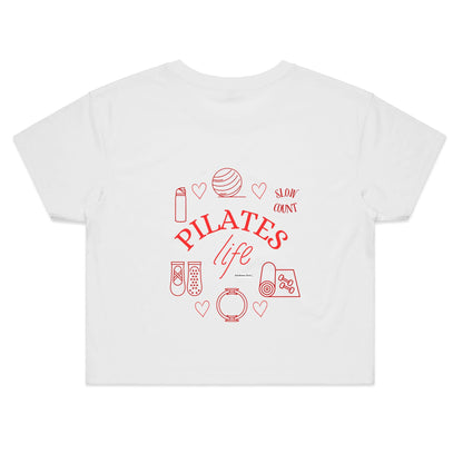 Pilates Life - Kindness for the mind and body Women's Crop Tee