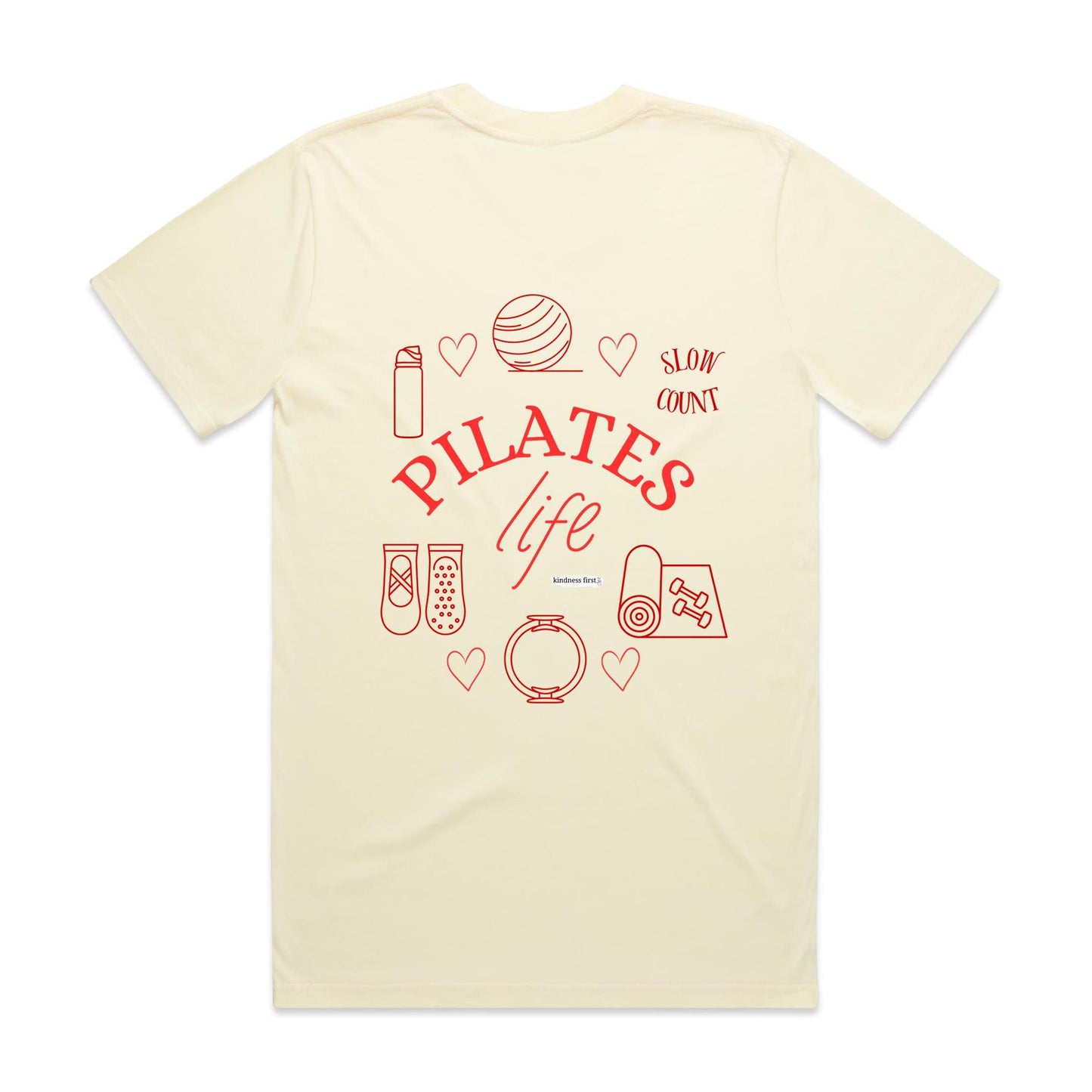Pilates Life - Kindness for the mind and body - Red Print