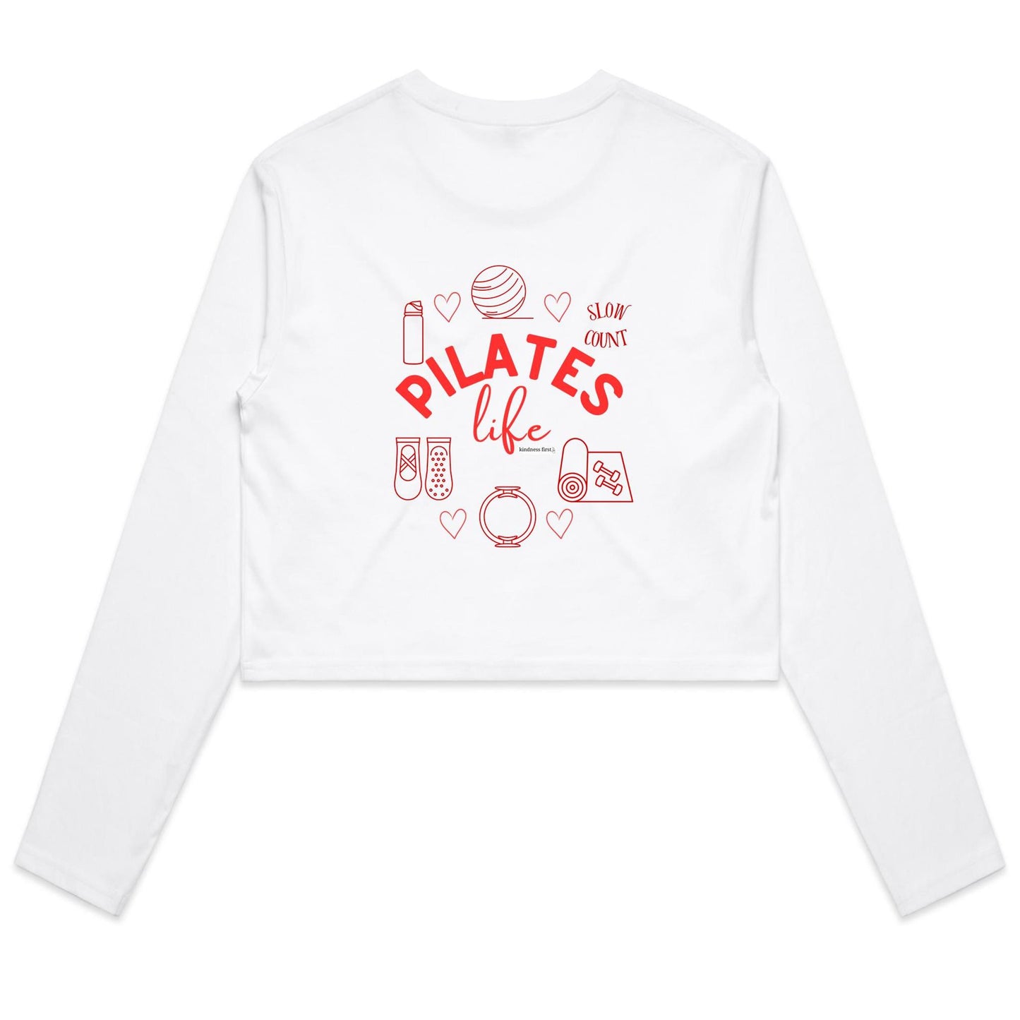 Pilates Life - Women's Long Sleeve Crop Tee