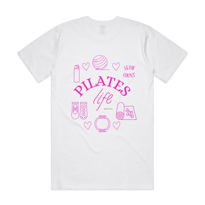 Pilates Life - Kindness for the mind and body Pink Print